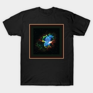 The Crab Nebula: An Astronomical Watercolor T-Shirt